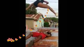 Roof Top Daggerin Dance  Jamaican Dance [upl. by Merrielle]