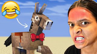 Donkey Prank in Minecraft 😂 GONE WRONG [upl. by Marra]