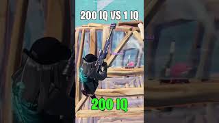 200iq vs 1iq 😱🤣 fortnite 200iq [upl. by Akenom496]