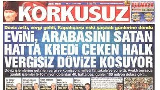 Korkusuz Gazetesi Oku Korkusuz Gazetesi ManÅŸetleri [upl. by Dev622]