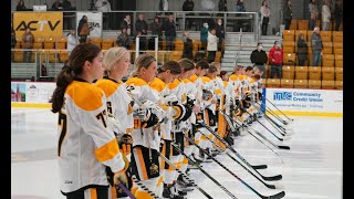 Womens NCAA Hockey Hosts London Devilettes AA [upl. by Nnyled]