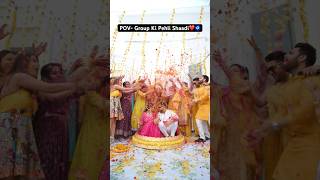 Kurta Faad Haldi🙈😂 rajatbornstar rajatswati haldi wedding love viral funny ytshortsindia [upl. by Bernat117]