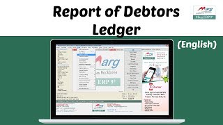 How to Create Debtors Ledger Report English [upl. by Annam]