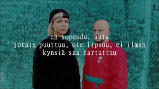 pyhimys ft vesta  kynnet kynnet lyrics [upl. by Llenaej346]