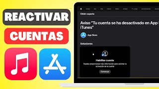 Cómo Volver a ACTIVAR la Cuenta de iTunes y App Store En 1 minuto [upl. by Aivatahs]