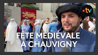 18ᵉ édition de la fête médiévale de Chauvigny [upl. by Inhoj]