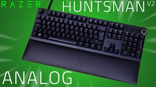 Razer Huntsman V2 Analog Review  TechteamGB [upl. by Yelyak]