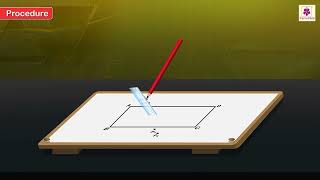 Refraction of Light using Rectangular Glass Slab  Physics Experiment  Grade 10 [upl. by Cecil]