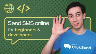 Send SMS online with ClickSend — 3 Ways [upl. by Meenen]