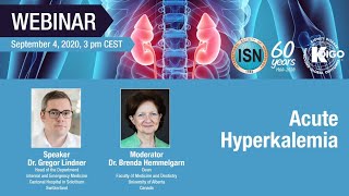 KDIGOISN Webinar on Acute Hyperkalemia [upl. by Negriv]