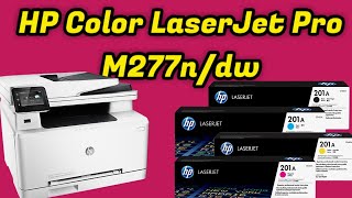 Replacing Toner Cartridge on HP LaserJet M277n277dw Printer [upl. by Nilyaj]