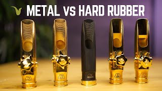 Metal vs Hard Rubber Mouthpieces Theo Wanne Tenor Saxophone Mouthpiece Review amp Comparison [upl. by Given994]