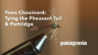 Yvon Chouinard Tying the Pheasant Tail amp Partridge [upl. by Odrawde206]