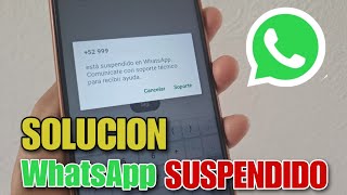 ✅ Como Recuperar tu cuenta de WhatsApp suspendida [upl. by Volpe]