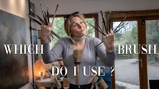 How to Use Different Brushes for Oil Painting [upl. by Etram565]