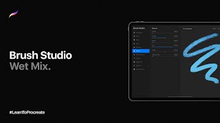 Procreate Brush Studio Wet Mix [upl. by Moorish]
