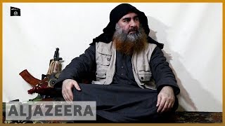 ISIL chief Abu Bakr alBaghdadi appears in propaganda video  Al Jazeera English [upl. by Nnarual83]