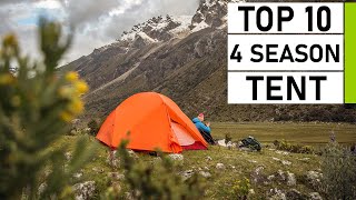 Top 10 Best 4 Season Tents [upl. by Aissatsan]