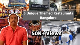 5 Unique Themed Restaurants in Bangalore  J2M with RN  Rahul Nagda [upl. by Harragan491]