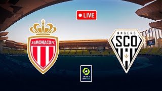 LIVE 🔴 MONACO vs ANGERS  Ligue 1 20242025 France League  Full Match  FL 2025 Gameplay [upl. by Nnaasil860]