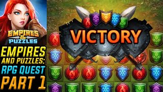 Empires amp Puzzles Tutorials  Basics  Combat Leveling Training Crafting [upl. by Akerdal]