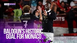 🤩 Balogun is writing his name in gold in the history of AS Monaco 🔥scoring on the clubs centenary 💪 [upl. by Eseilana817]