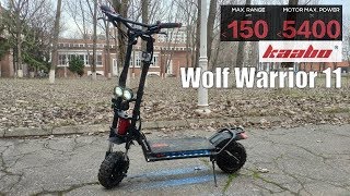 Kaabo Wolf Warrior 11  Insane 5400W Dual Motor SUV eScooter [upl. by Penrod]