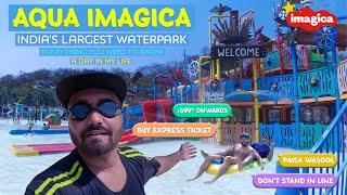 Aqua Imagica Water Park  A to Z Information  Indias Largest Water Park  Reopens Post Lockdown 🇮🇳 [upl. by Einahpehs737]