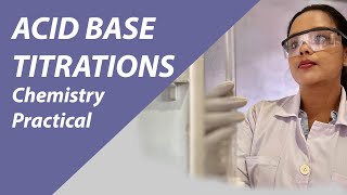 Acid Base Titrations  Reaction of NaOH and HCl Chemistry Practical edexcel cambridge titration [upl. by Notgnilra]