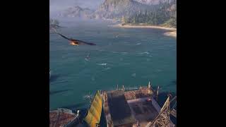 AC ODYSSEY  Greece Argolis Wetlands of the Hydra Nauplia Harbor shorts greece [upl. by Tattan]