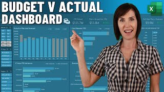 Easy Build Budget vs Actual Dashboard  FREE File Download [upl. by Reggie]