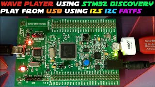 WAVEPLAYER using STM32  I2S AUDIO  CS43L22  F4 DISCOVERY [upl. by Barren]