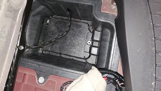 2015 Ford CMax Hybrid 12 volt Battery Change  How To [upl. by Wivinah]