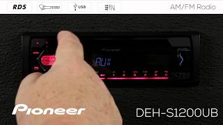 How To  Pioneer DEHS1200UB  AMFM Radio Tuner [upl. by Noskcire519]