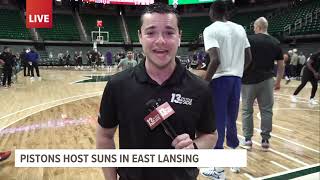 Pistons host the Suns at the Breslin Center [upl. by Annalee]