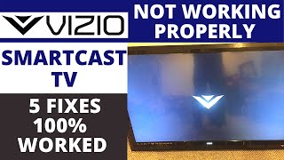 How To Fix VIZIO SmartCast TV Not Working Properly  5 Easy Way To Solve The Problem [upl. by Duarte]