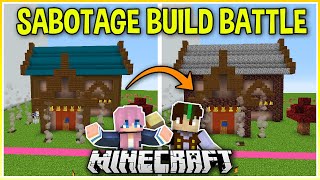 I Challenged My Wife to a Sabotage Build Battle [upl. by Shaine]