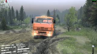 SpinTires KAMAZ 6520 [upl. by Omrellug5]