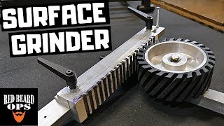 Homemade Surface Grinder Attachment  Want Flat Things [upl. by Maffei]