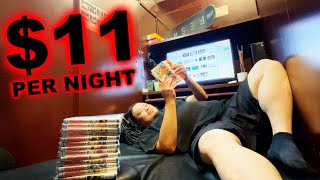 Day in the Life of a Homeless in a 11Night Japanese Internet Cafe [upl. by Nagaet]