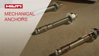 REVIEW of the Hilti anchor portfolio  KWIK BOLT® anchors [upl. by Dnomzed223]