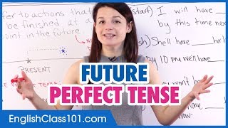 The Future Perfect Tense  Statements  Basic English Grammar [upl. by Alia823]