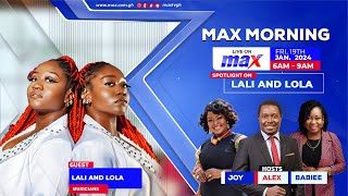 Lali and Lola join us for an exclusive interview on the Max Morning Show [upl. by Ennelram]