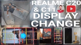 Realme c20 amp c11 display combo replace  Realme c20 LCD Touch Replacement realme c20 folder price [upl. by Eyanaj]