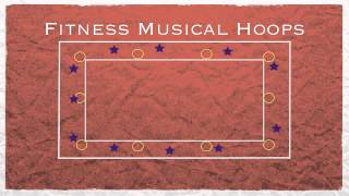 Physed Games  Fitness Musical Hoops [upl. by Llenehc794]