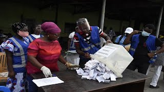 Ghana elections Vote counting begins [upl. by Daphie]