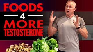 4 Foods That Increase Testosterone EAT THESE DAILY [upl. by Ilarrold]