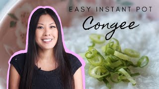 White Congee 粥  instant pot rice porridge recipe  basic plain recipe  Part 1 🍚🍚🍚 [upl. by Ahtelrac]