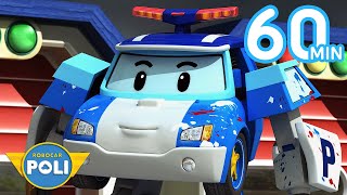 Robocar POLI Season 2 Special 60min Harmony of Brooms Town  Cartoon for Kids  Robocar POLI TV [upl. by Leann]