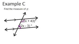 Same Side Interior Angles Examples Geometry Concepts [upl. by Narik]